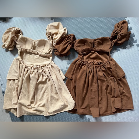 Padded fairy dress (backless )(short sleeves ) - Picture 2 of 9